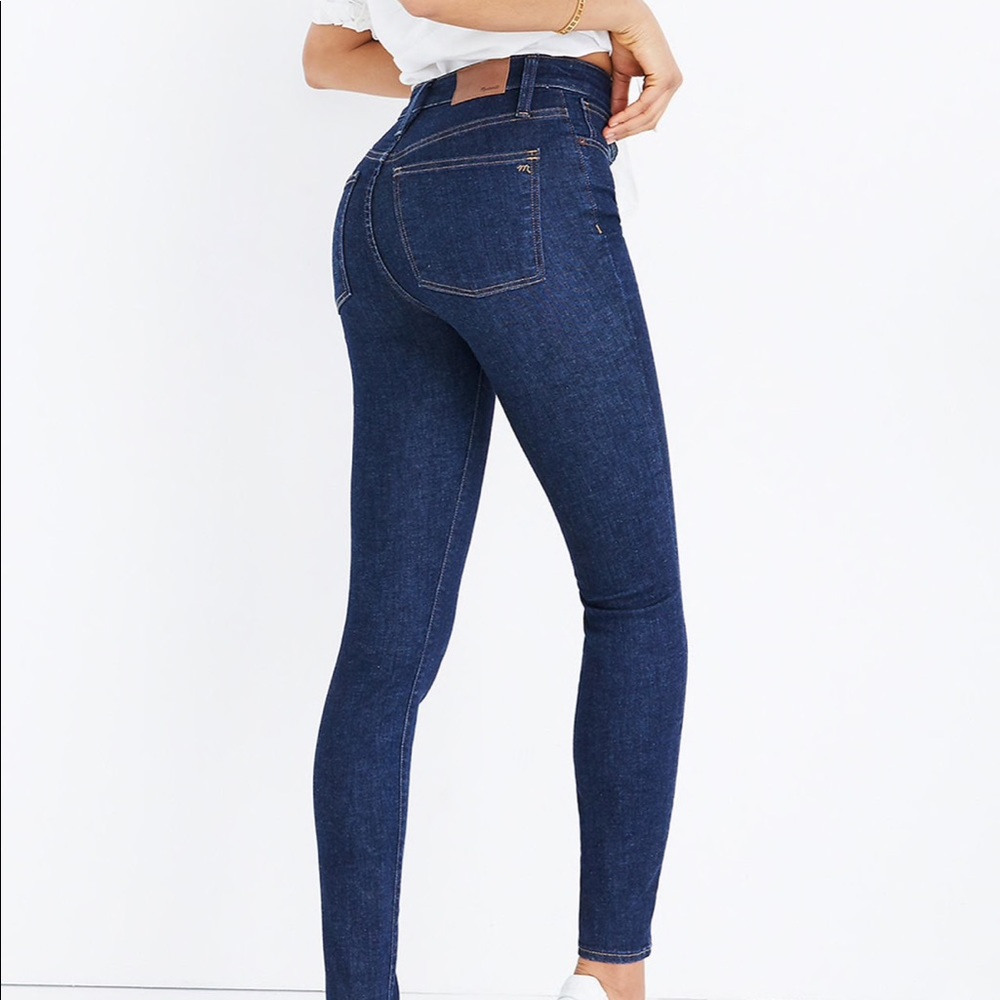 Madewell high rise cropped skinny jeans